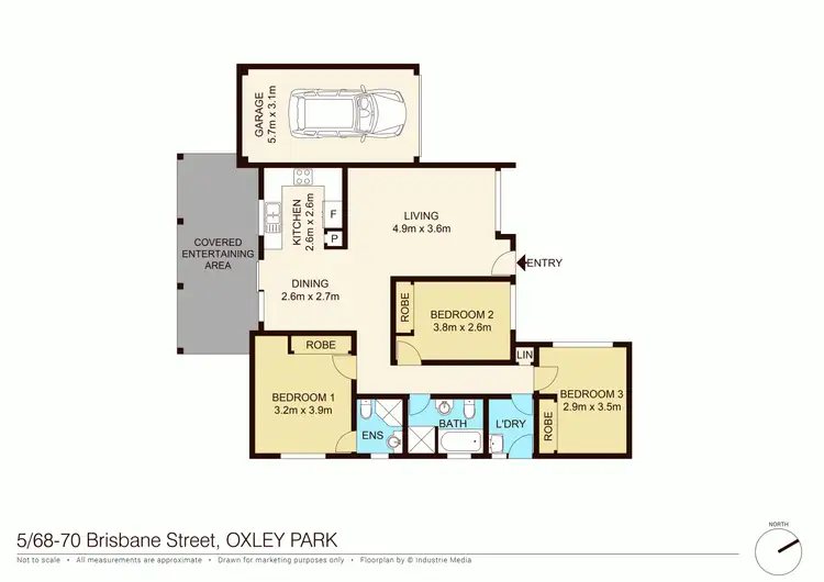 Floorplan of Homely villa listing, 5/68-70 Brisbane Street, Oxley Park NSW 2760