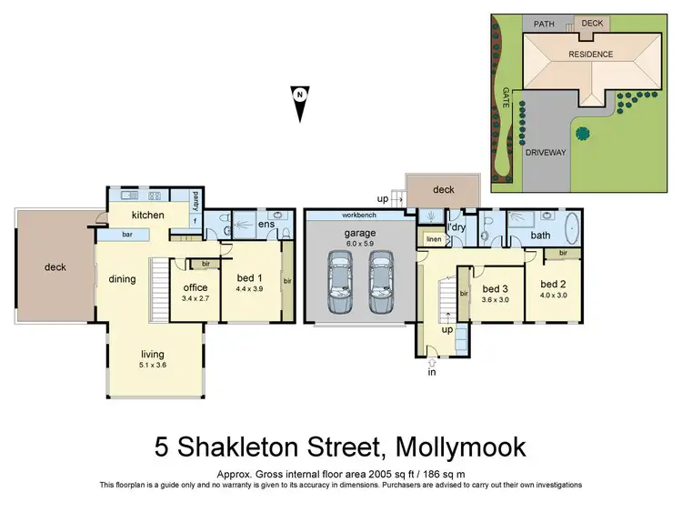 Floorplan of Homely house listing, 5 Shackleton Street, Mollymook NSW 2539
