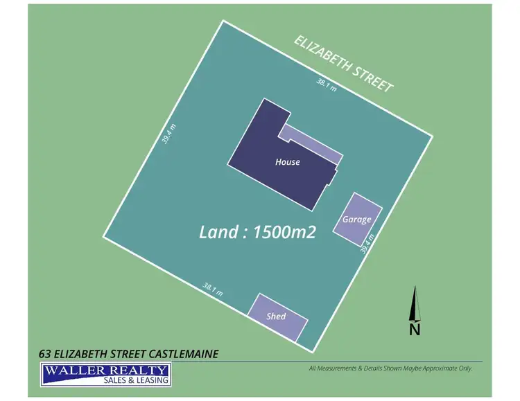 Floorplan of Homely house listing, 63 Elizabeth Street, Castlemaine VIC 3450