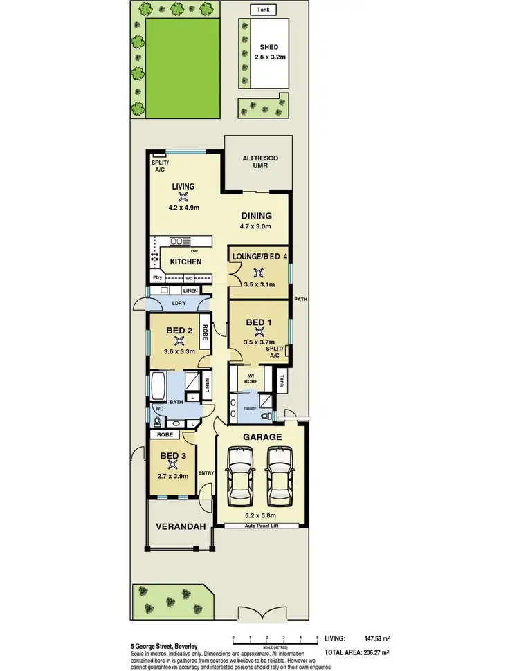 Floorplan of Homely house listing, 5 George Street, Beverley SA 5009