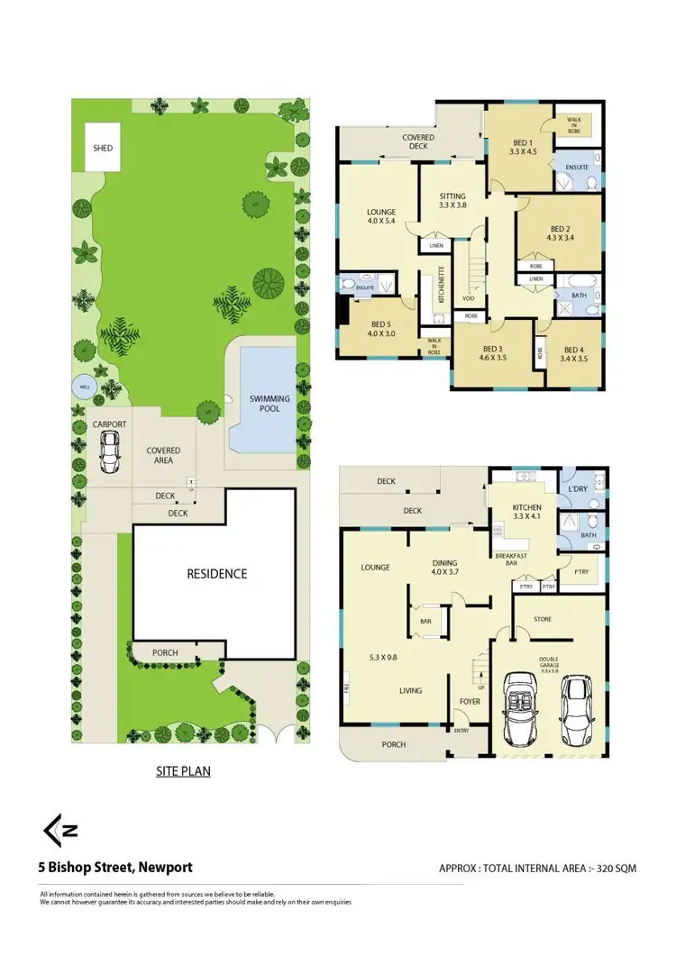 Floorplan of Homely house listing, 5 Bishop Street, Newport NSW 2106