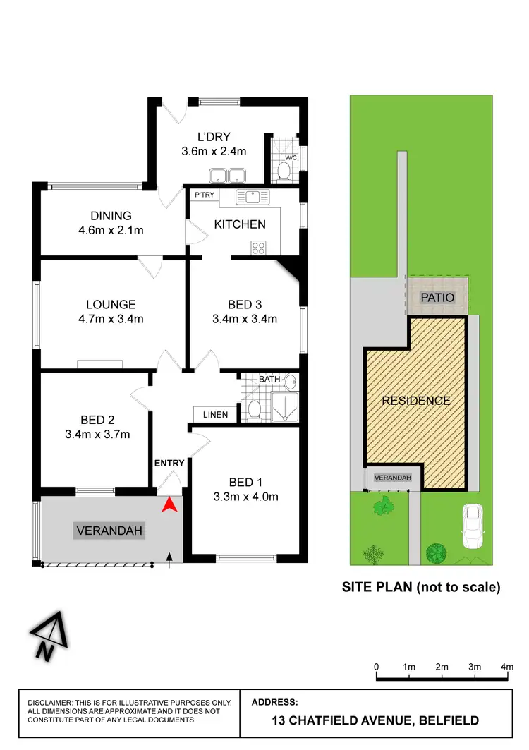 Floorplan of Homely house listing, 13 Chatfield Avenue, Belfield NSW 2191
