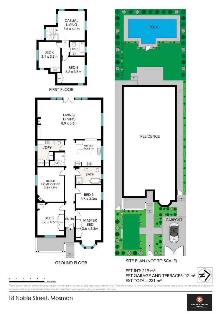 Floorplan of Homely house listing, 18 Noble Street, Mosman NSW 2088