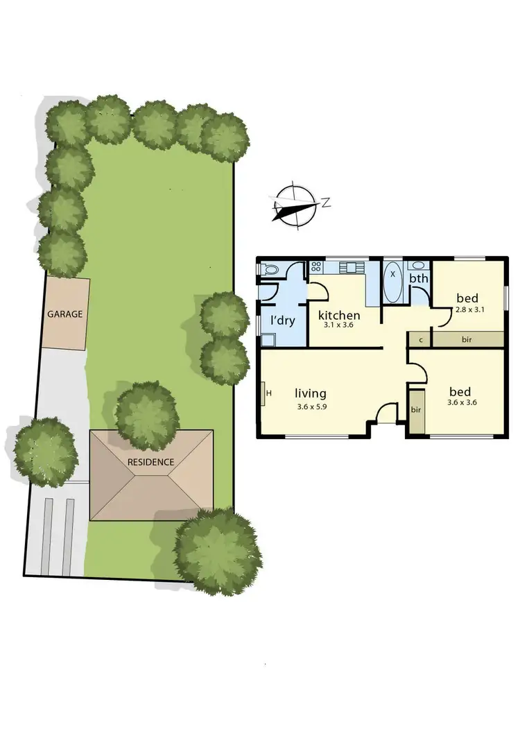 Floorplan of Homely house listing, 50 Benga Avenue, Dandenong VIC 3175