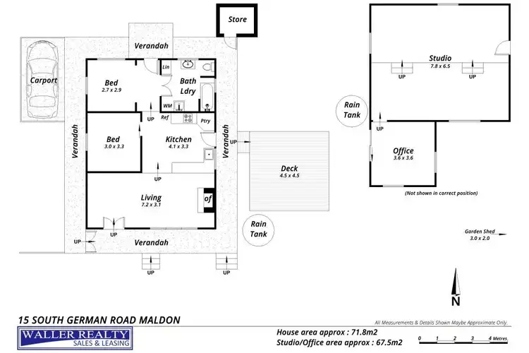 Floorplan of Homely house listing, 15 South German Road, Maldon VIC 3463