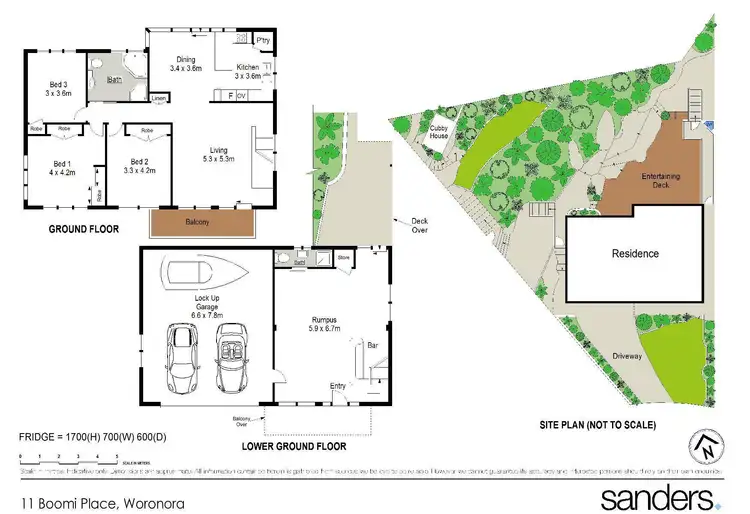 Floorplan of Homely house listing, 11 Boomi Place, Woronora NSW 2232