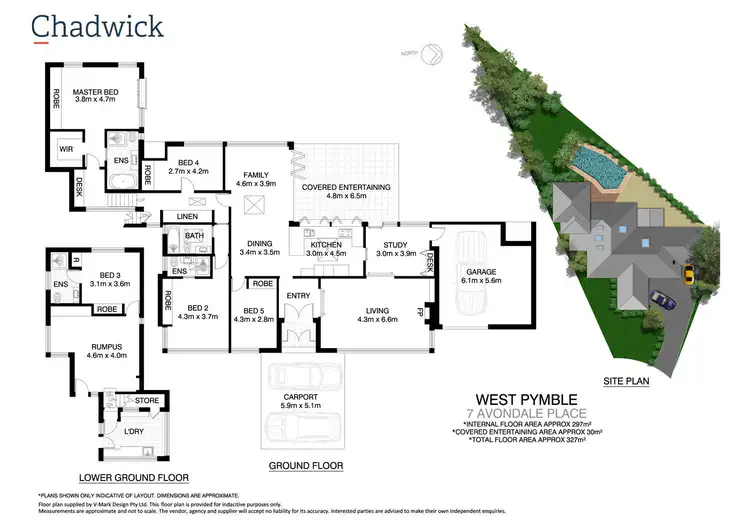Floorplan of Homely house listing, 7 Avondale Place, West Pymble NSW 2073