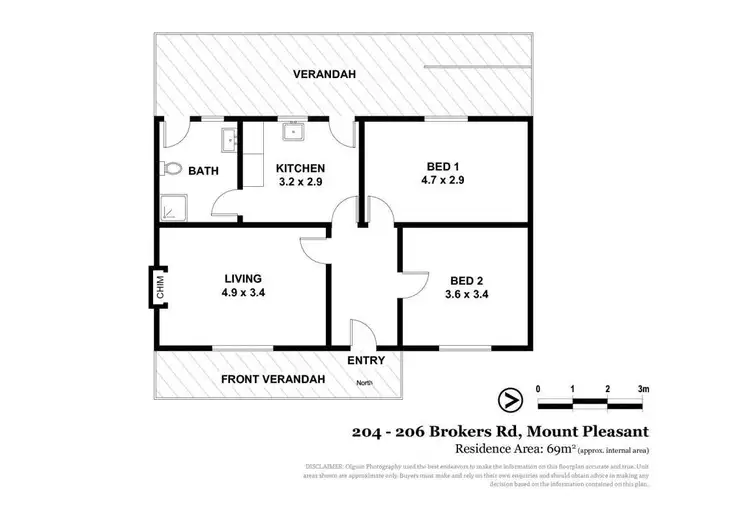 Floorplan of Homely house listing, 206 Brokers Road, Mount Pleasant NSW 2519