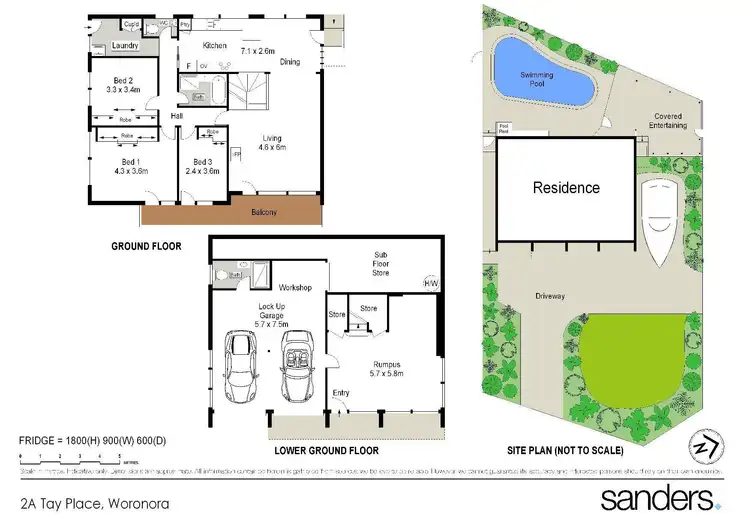 Floorplan of Homely house listing, 2a Tay Place, Woronora NSW 2232