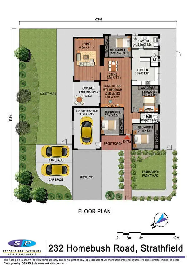 Floorplan of Homely house listing, 232 Homebush Road, Strathfield NSW 2135