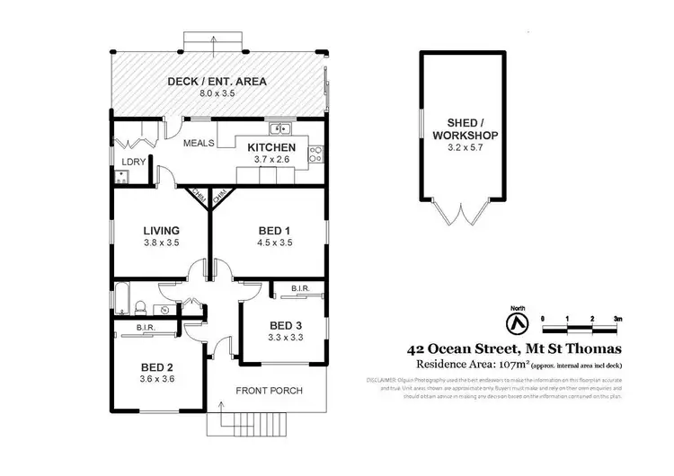 Floorplan of Homely house listing, 42 Ocean Street, Mount Saint Thomas NSW 2500