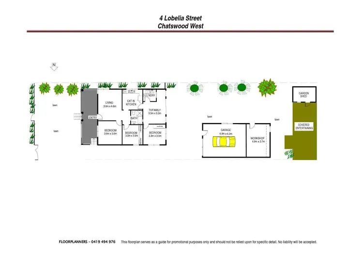 Floorplan of Homely house listing, 4 Lobelia Street, Chatswood West NSW 2067