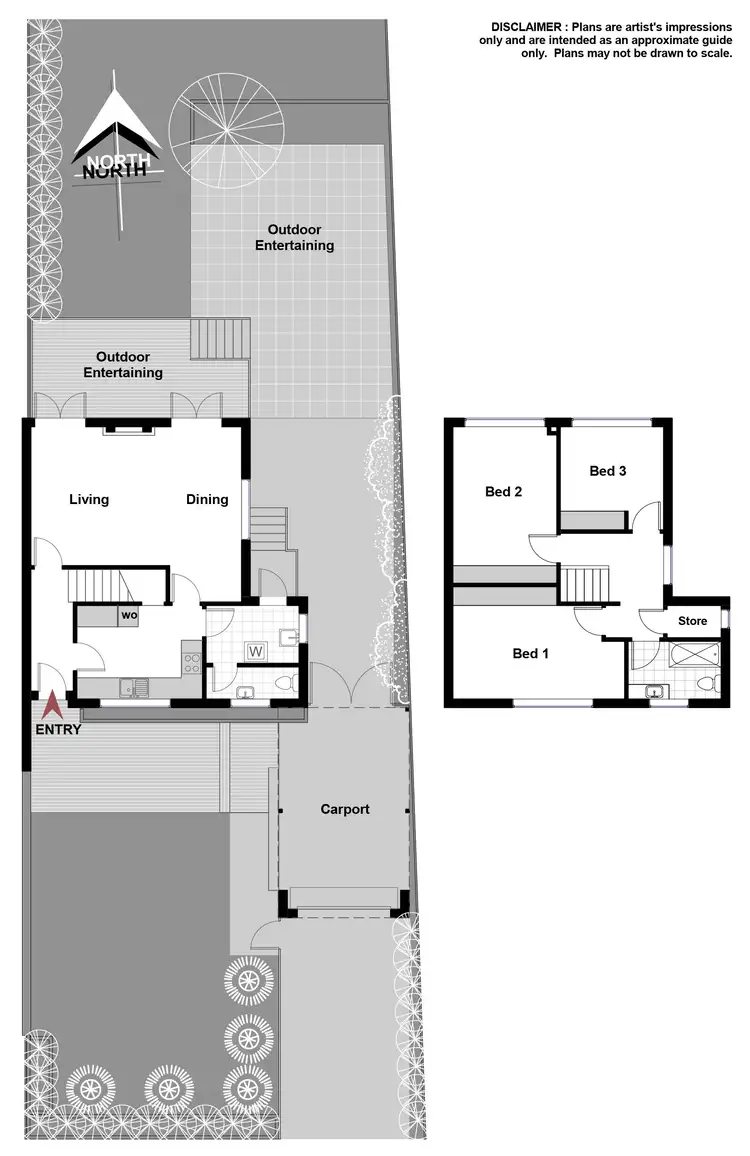 Floorplan of Homely house listing, 188 La Perouse Street, Red Hill ACT 2603