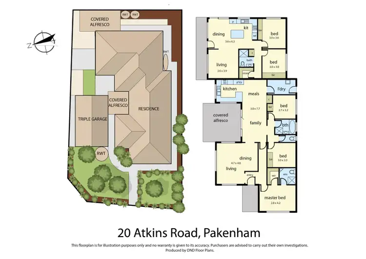 Floorplan of Homely house listing, 20 Atkins Road, Pakenham VIC 3810