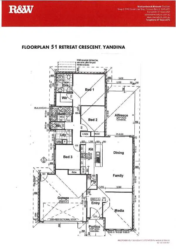 Floorplan of Homely house listing, 51 Retreat Crescent, Yandina QLD 4561