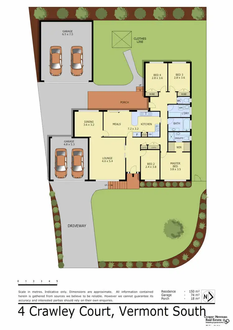 Floorplan of Homely house listing, 4 Crawley Court, Vermont South VIC 3133
