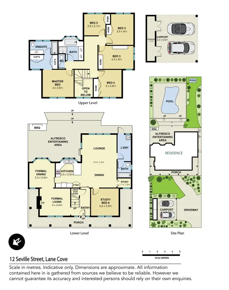Floorplan of Homely house listing, 12 Seville Street, Lane Cove NSW 2066