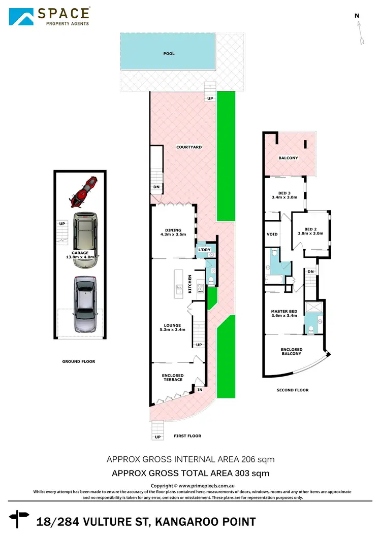 Floorplan of Homely unit listing, 18/284 Vulture Street Street, Kangaroo Point QLD 4169
