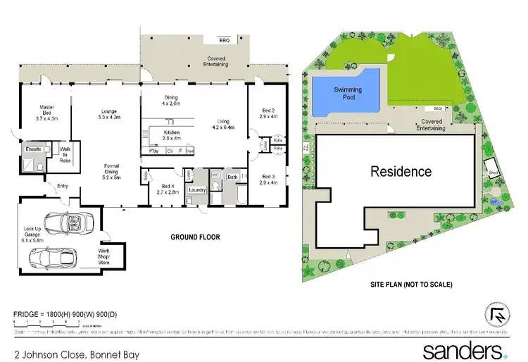 Floorplan of Homely house listing, 2 Johnson Close, Bonnet Bay NSW 2226