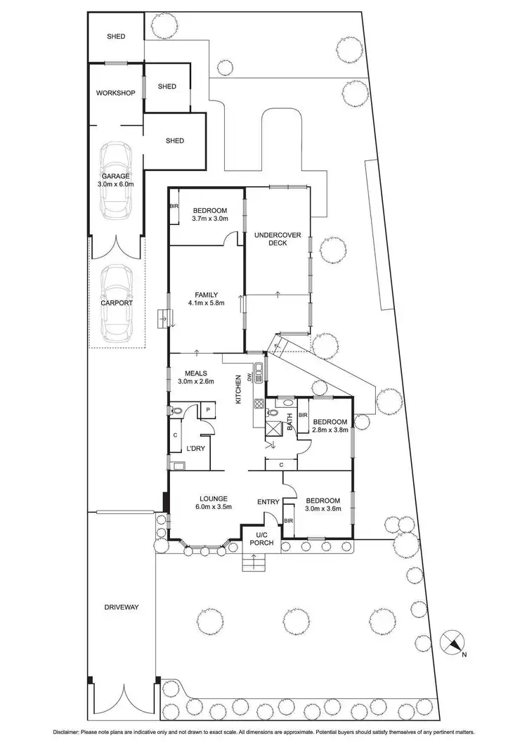 Floorplan of Homely house listing, 41 Charlton Crescent, Reservoir VIC 3073