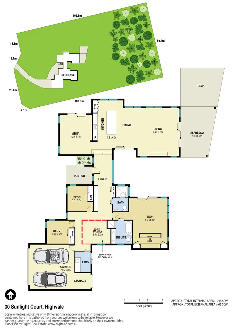 Floorplan of Homely house listing, 30 Sunlight Court, Highvale QLD 4520
