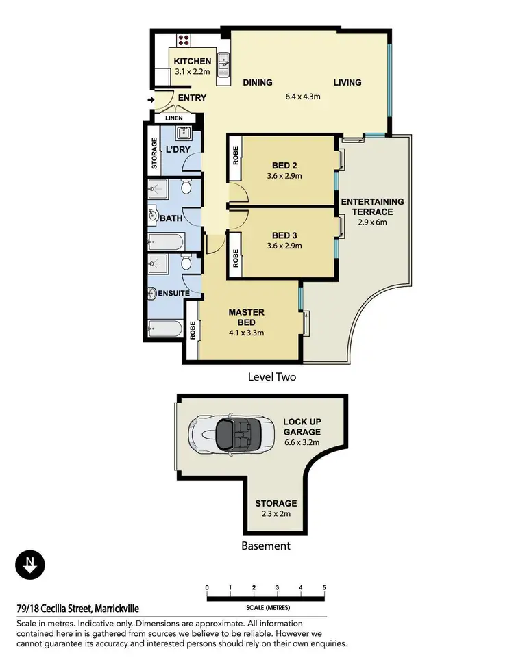 Floorplan of Homely apartment listing, 79/18 Cecilia Street, Marrickville NSW 2204