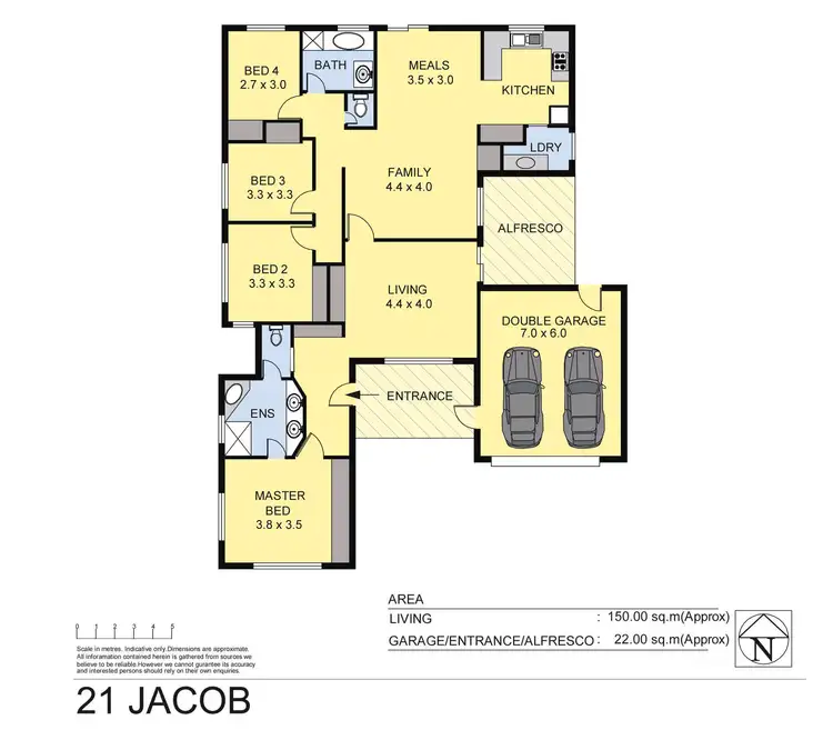 Floorplan of Homely house listing, 21 Jacob Crescent, Glenroy NSW 2653