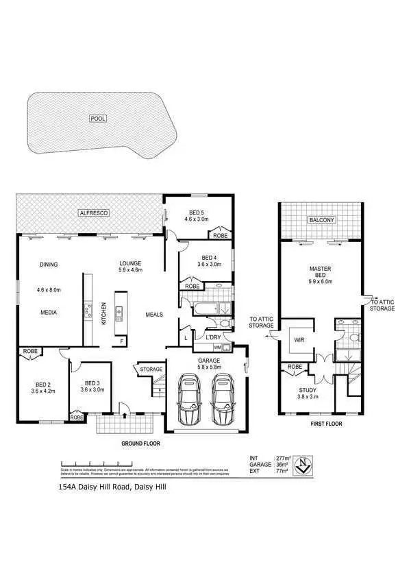 Floorplan of Homely house listing, 154A Daisy Hill Road, Daisy Hill QLD 4127