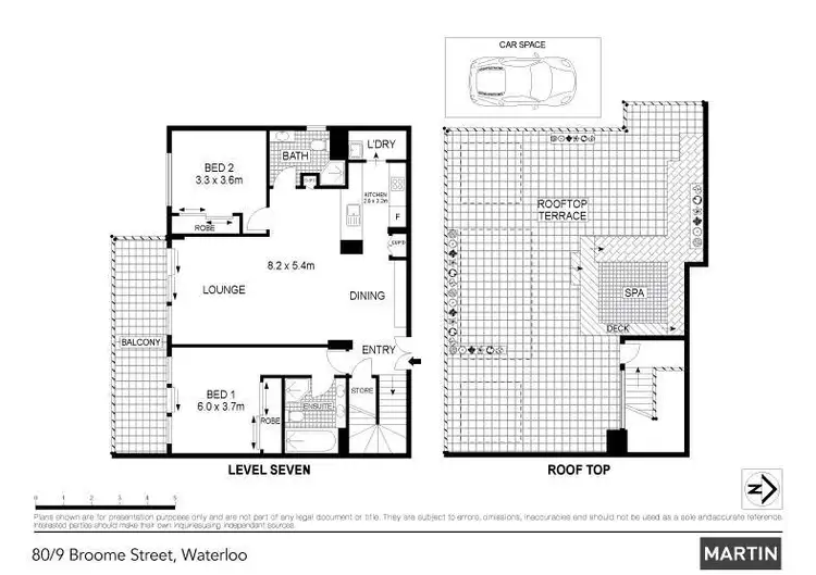 Floorplan of Homely apartment listing, 80/9 Broome Street, Waterloo NSW 2017