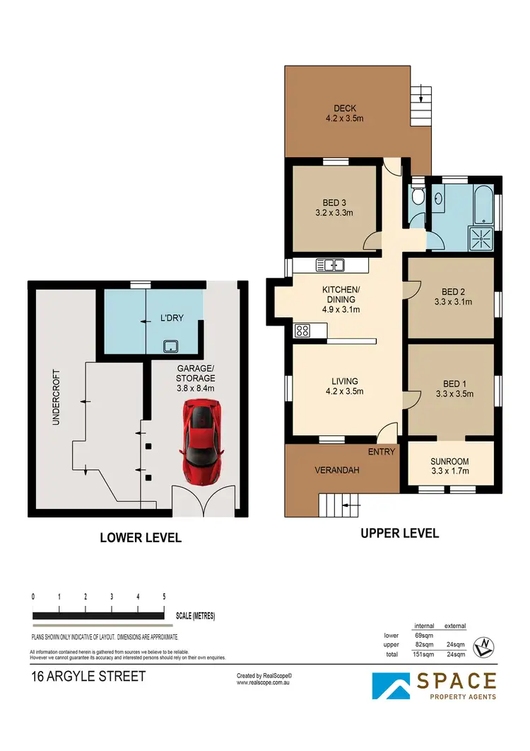 Floorplan of Homely house listing, 16 Argyle Street, Red Hill QLD 4059