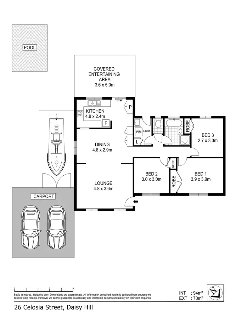 Floorplan of Homely house listing, 26 Celosia Street, Daisy Hill QLD 4127