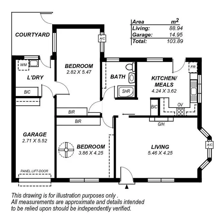 Floorplan of Homely unit listing, 4/60 Tusmore Avenue, Tusmore SA 5065