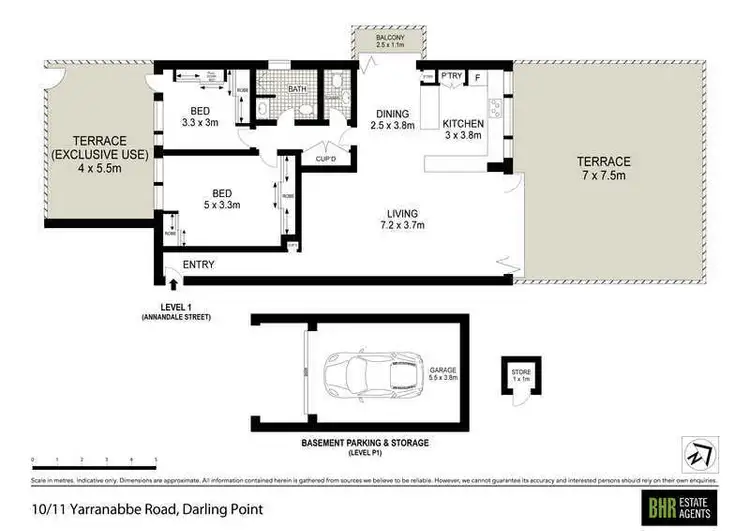 Floorplan of Homely unit listing, 10/11 Yarranabbe Road, Darling Point NSW 2027