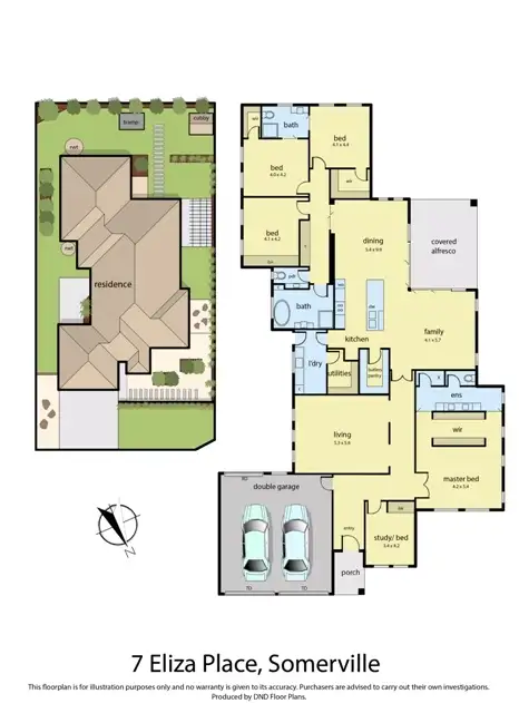 Floorplan of Homely house listing, 7 Eliza Place, Somerville VIC 3912