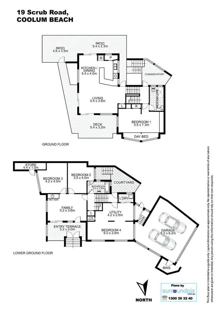 Floorplan of Homely house listing, 19 Scrub Road, Coolum Beach QLD 4573