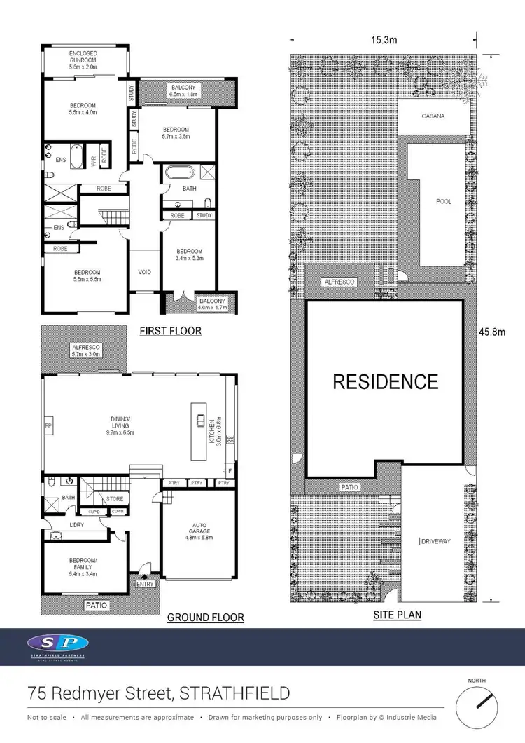 Floorplan of Homely house listing, 75 Redmyre Road, Strathfield NSW 2135