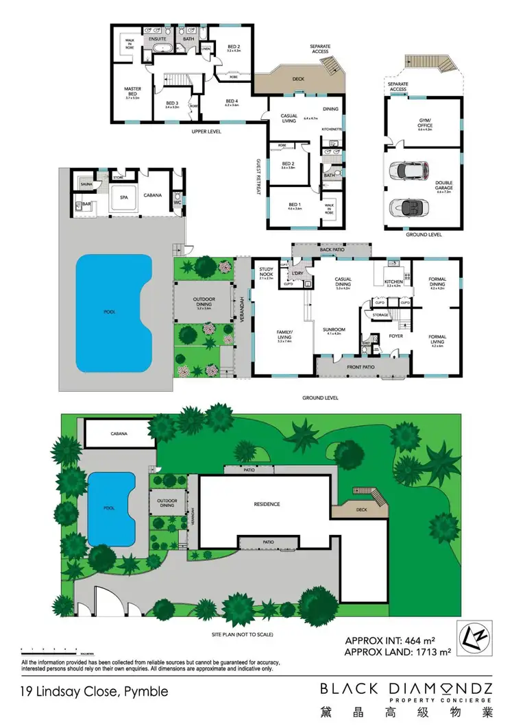 Floorplan of Homely house listing, 19 Lindsay Close, Pymble NSW 2073
