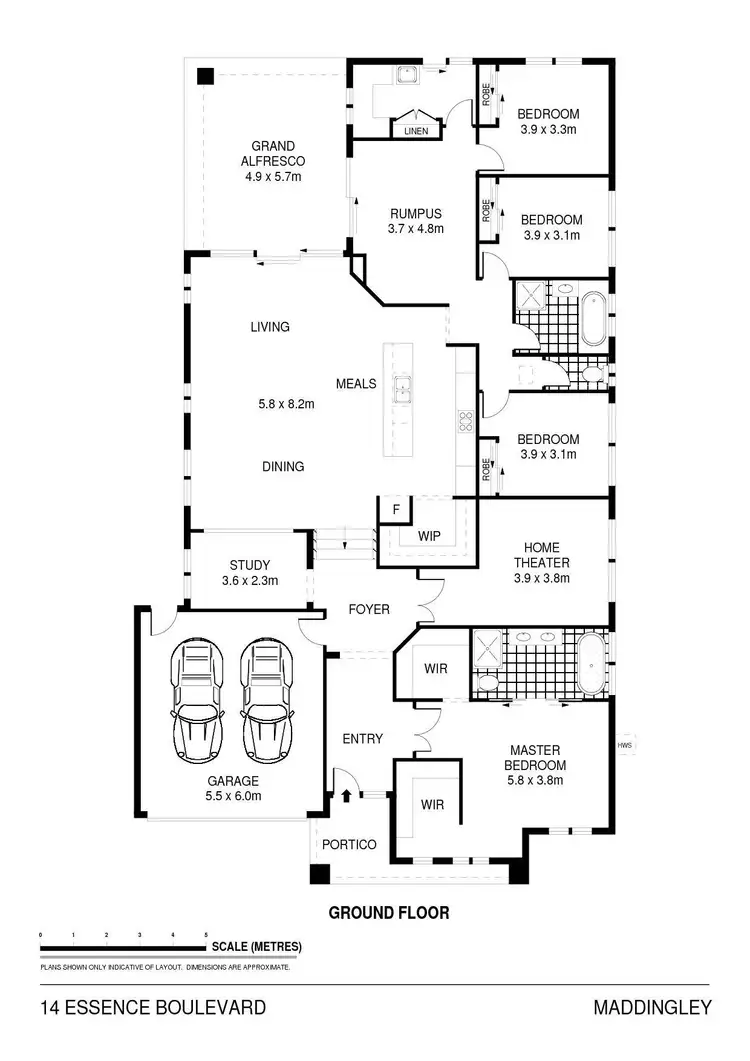 Floorplan of Homely house listing, 14 Essence Boulevard, Bacchus Marsh VIC 3340