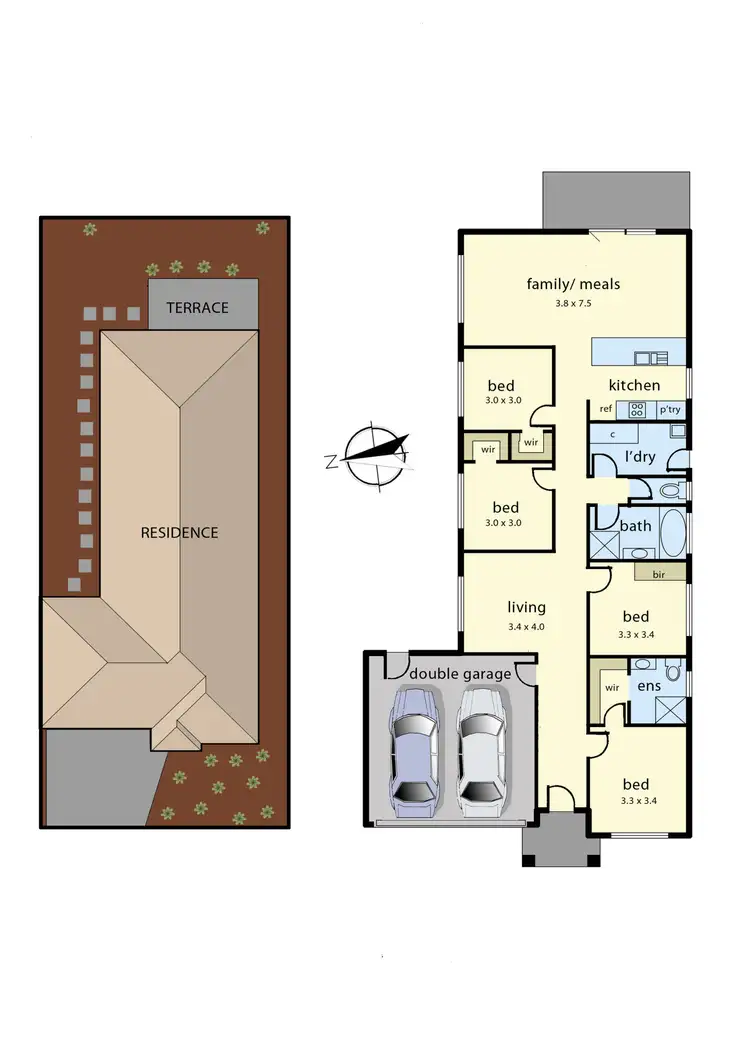Floorplan of Homely house listing, 12 Melrose Drive, Pakenham VIC 3810