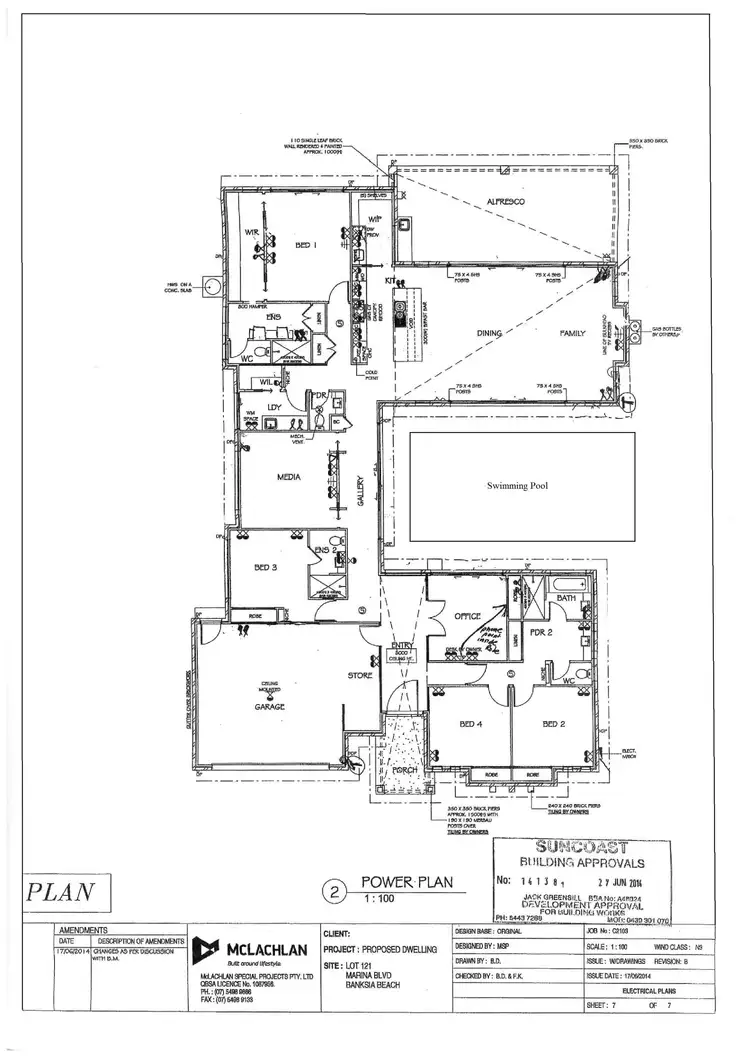 Floorplan of Homely house listing, 155 Marina Boulevard, Banksia Beach QLD 4507