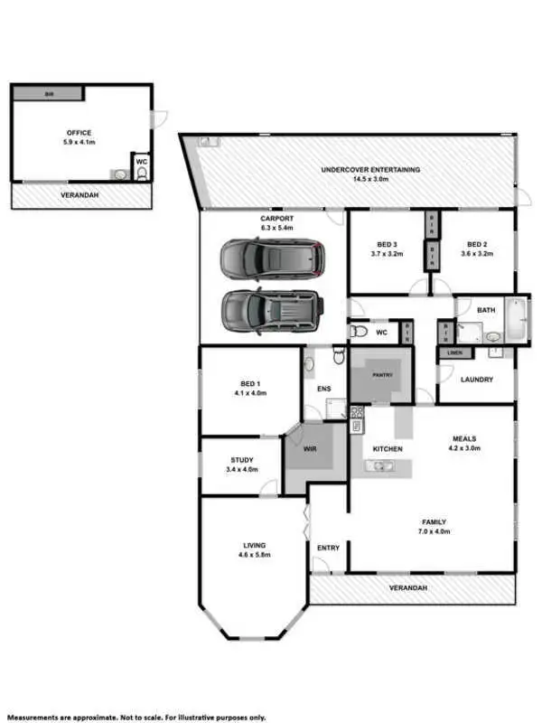 Floorplan of Homely house listing, 7 Bells Flat Road, Yackandandah VIC 3749