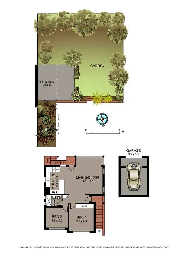 Floorplan of Homely semi-detached listing, 2/1 White Street, Balgowlah NSW 2093