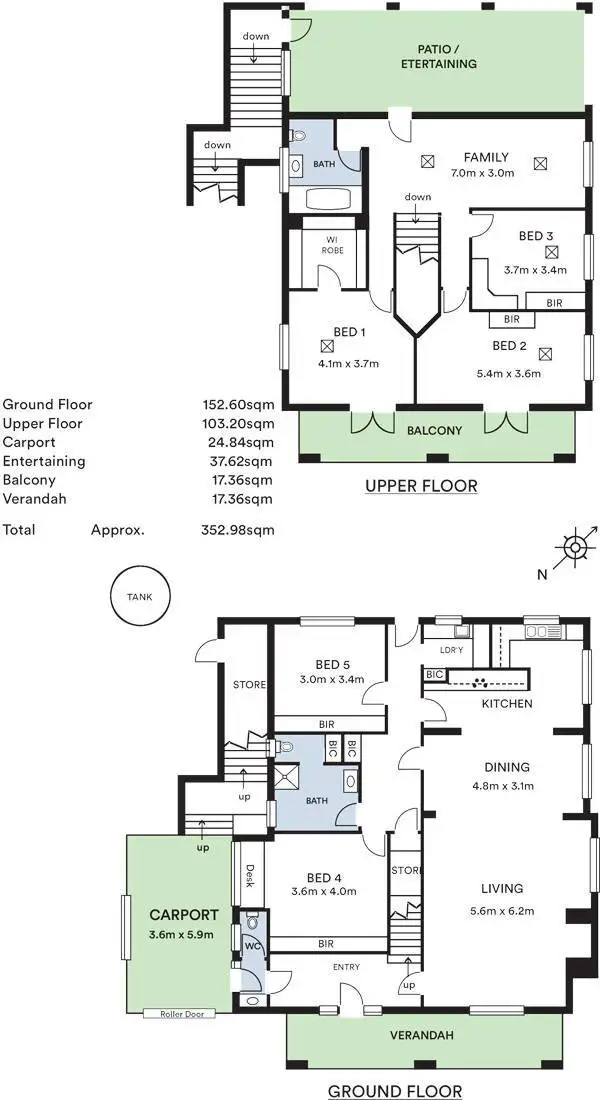Floorplan of Homely house listing, 11 Bishops Place, Kensington SA 5068