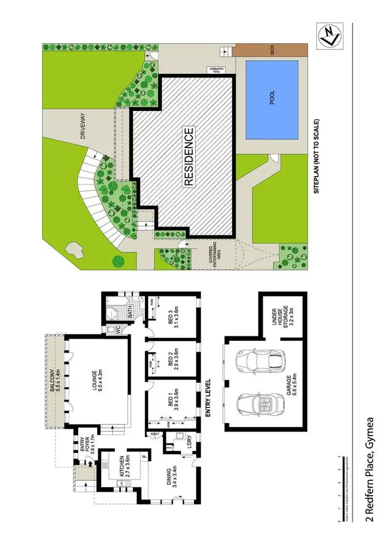 Floorplan of Homely house listing, 2 Redfern Place, Gymea NSW 2227
