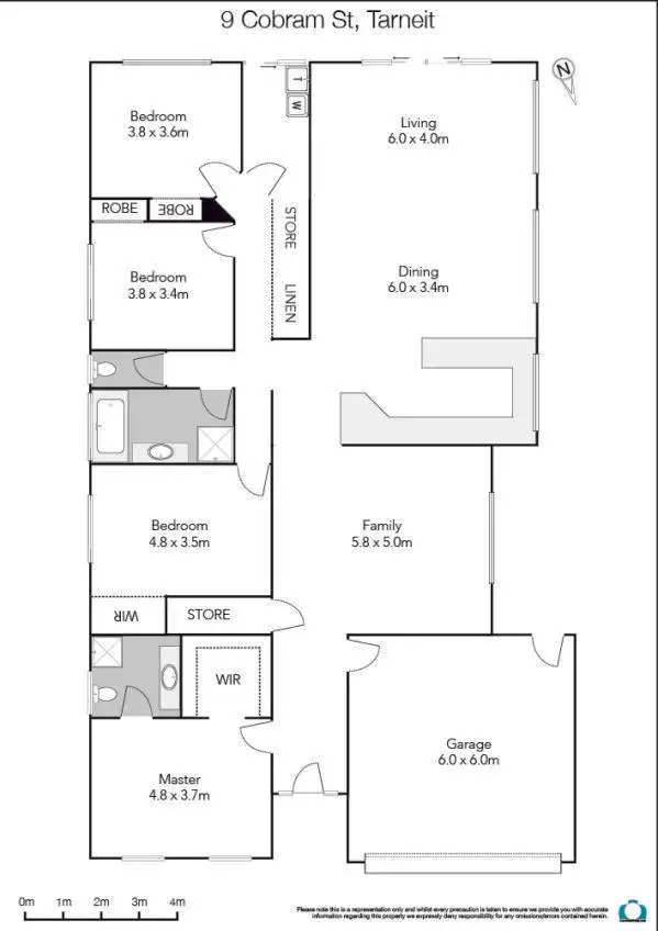 Floorplan of Homely house listing, 9 Cobram Street, Tarneit VIC 3029