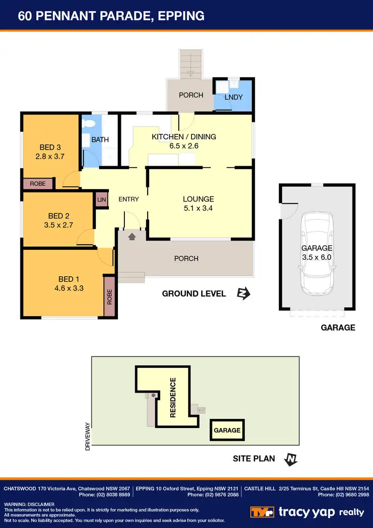 Floorplan of Homely house listing, 60 Pennant Parade, Epping NSW 2121