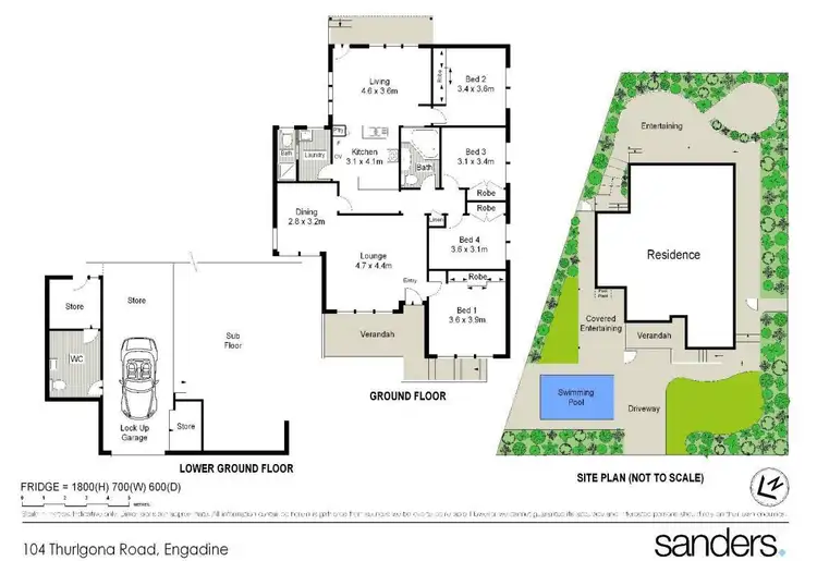 Floorplan of Homely house listing, 104 Thurlgona Road, Engadine NSW 2233