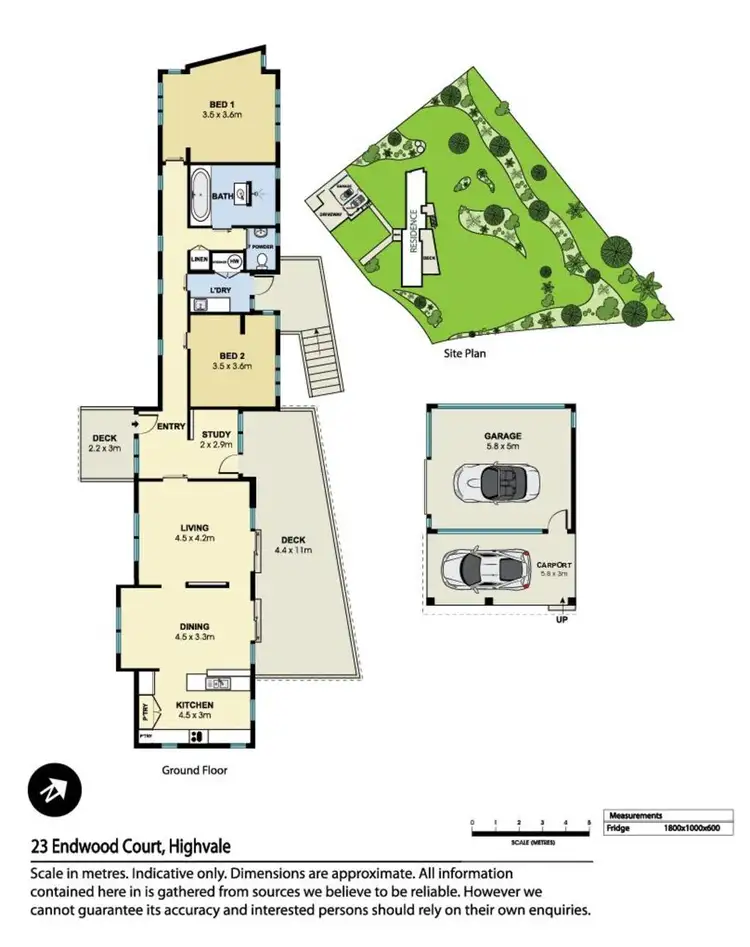 Floorplan of Homely house listing, 23 Endwood Court, Highvale QLD 4520