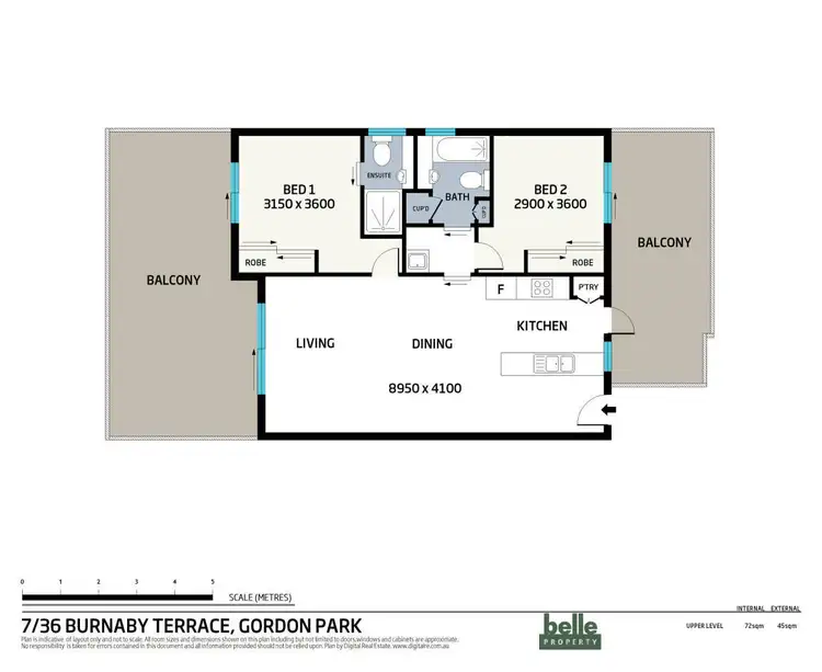 Floorplan of Homely unit listing, 7/36 Burnaby Terrace, Gordon Park QLD 4031