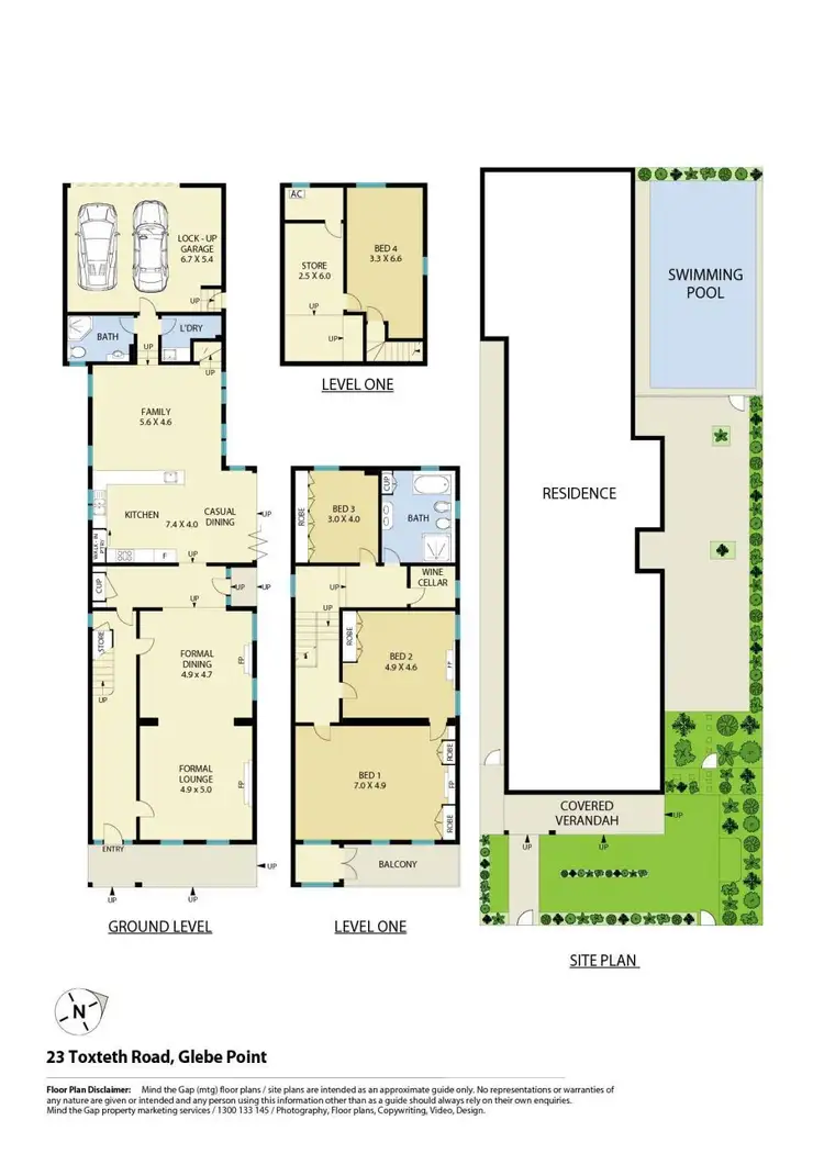 Floorplan of Homely house listing, 23 Toxteth Road, Glebe NSW 2037